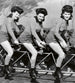 Dimex Women on Bicycle Fotobehang 225x250cm 3 banen | Yourdecoration.nl