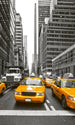 Dimex Yellow Taxi Fotobehang 150x250cm 2 banen | Yourdecoration.nl