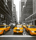 Dimex Yellow Taxi Fotobehang 225x250cm 3 banen | Yourdecoration.nl