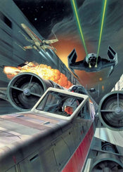 Komar Star Wars Classic Death Star Trench Run Vlies Fotobehang 200x280cm 4 banen | Yourdecoration.nl