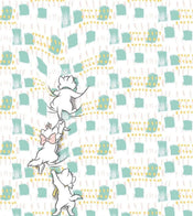 Komar Kitty Climbers Vlies Fotobehang 250x280cm 5 banen | Yourdecoration.nl