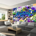 Artgeist Graffiti Violet Theme Vlies Fotobehang Sfeer | Yourdecoration.nl