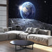 Artgeist View of the Blue Planet Vlies Fotobehang Sfeer | Yourdecoration.nl