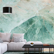 Fotobehang - Turquoise Marble - Vliesbehang