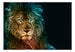 Fotobehang - Abstract Lion - Vliesbehang