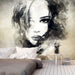 Artgeist Mysterious Girl Vlies Fotobehang Sfeer | Yourdecoration.nl