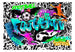 Artgeist Sports Graffiti Vlies Fotobehang | Yourdecoration.nl