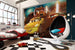 Komar Cars Dirt Track Vlies Fotobehang 350x250cm 7 Banen Sfeer | Yourdecoration.nl