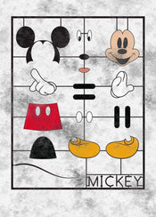 Komar Mickey Kit Vlies Fotobehang 200x280cm 4 Banen | Yourdecoration.nl