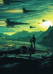 Komar Star Wars X Wing Assault Takodana Vlies Fotobehang 200x280cm 4 Banen | Yourdecoration.nl