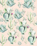 Komar Cactus Rose Vlies Fotobehang 200x250cm 2 banen | Yourdecoration.nl