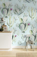 Komar Cactus Blue Vlies Fotobehang 200x250cm 2 banen Sfeer | Yourdecoration.nl