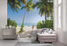 Komar Palmy Beach Vlies Fotobehang 300x250cm 3 banen Sfeer | Yourdecoration.nl