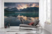 Komar Burning Emerald Vlies Fotobehang 450x280cm 9 banen Sfeer | Yourdecoration.nl