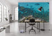 Komar Bright Blue Vlies Fotobehang 450x280cm 9 banen Sfeer | Yourdecoration.nl